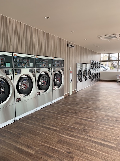 落ち着き感のあるコインランドリー